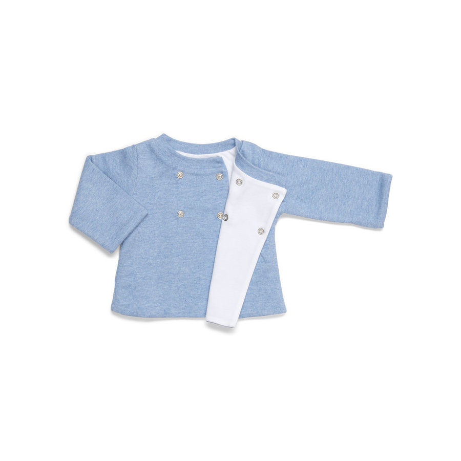 Baby Vestje/Jasje (Denim Blue) - Poetree Kids