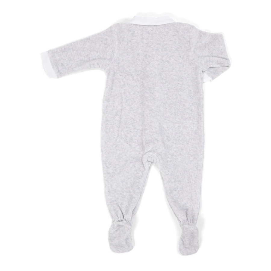 Babypakje Velours (Light grey) - Poetree Kids