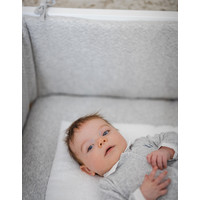 Babypakje Velours (Light grey) - Poetree Kids