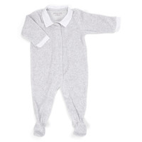 Babypakje Velours (Light grey) - Poetree Kids
