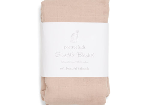 Swaddle 120x120 (Camel) - Poetree Kids 