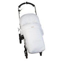 Buggy hoes + Voetenzak gewafeld (wit) - GBB