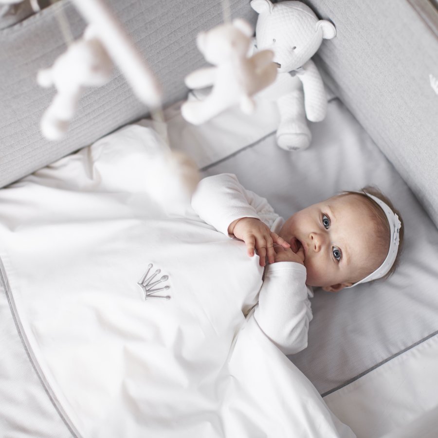 Dekbedovertrek 140cm x 100cm (grijs) - First (My First Collection)