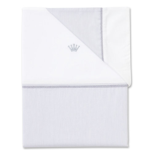 Dekbedovertrek 80cm x 80cm (grijs) - First (My First Collection) 