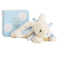 Peluche Lapin BonBon Bunny (blauw) - DouDou et Compagnie