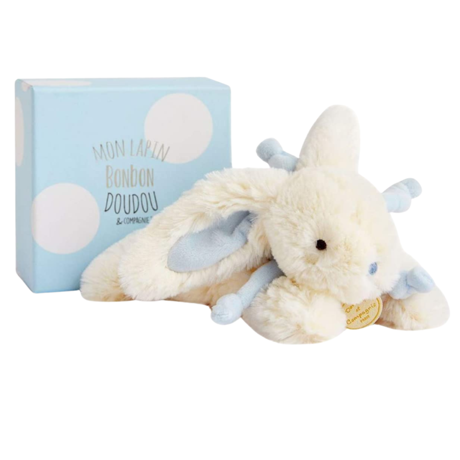 Peluche Lapin BonBon Bunny (blauw) - DouDou et Compagnie