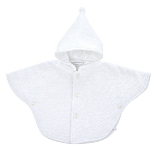 Poncho/jasje Cotton White- Theophile & Patachou 