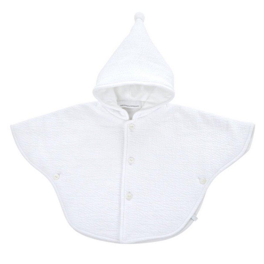 Poncho/jasje Cotton White - Theophile & Patachou