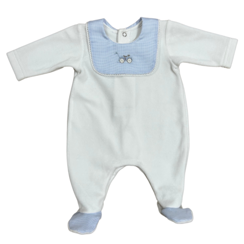 Kruippakje Fluweel (wit) - Theophile & Patachou 