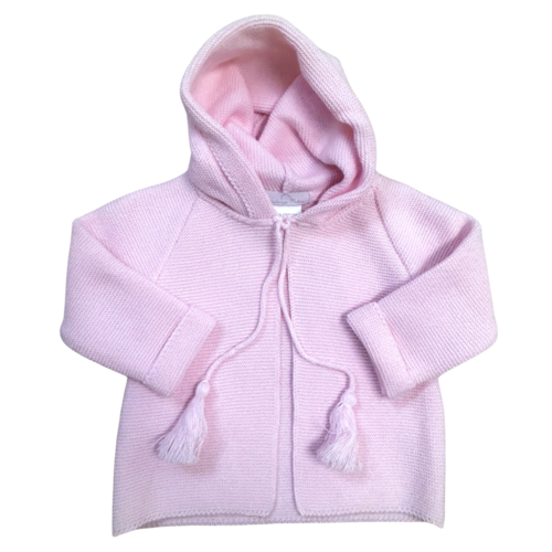 Baby Vest/jasje gebreid (roze) - Little Mack 