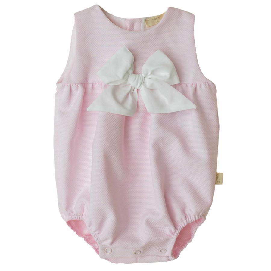Pique Romper - Baby Gi