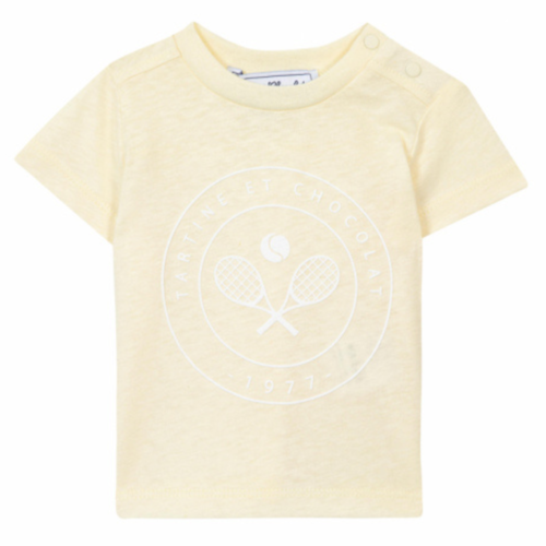 T-shirt Geel Tennis - Tartine et Chocolat 
