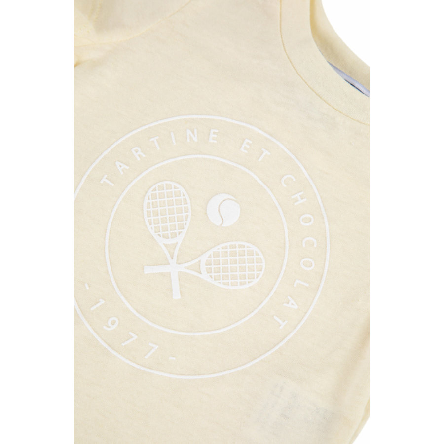 T-shirt Geel Tennis - Tartine et Chocolat