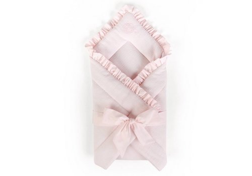 Doopdeken (roze) - Théophile & Patachou 