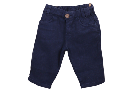 Pantalon Linnen (navy) - Wedoble 