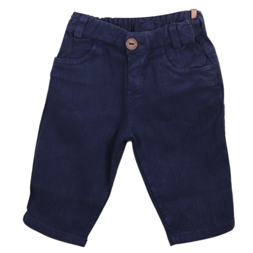 Pantalon Linnen (navy) - Wedoble 