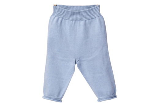 Broekje gebreid  (lichtblauw) - Wedoble 