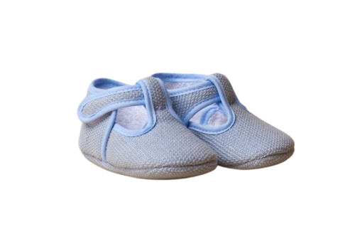 Pre- walk schoentjes (lichtblauw) - Wedoble 