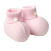 Wedoble: Babykleding Slofjes gebreid (lichtroze) - Wedoble