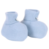 Wedoble: Babykleding Slofjes gebreid (lichtblauw) - Wedoble