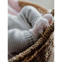 Slofjes Merino (lichtroze) - Wedoble