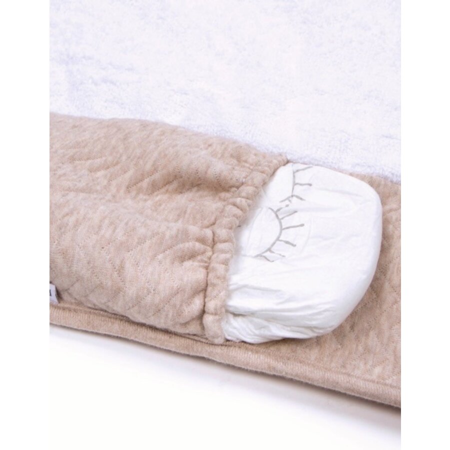 Verschoonmatje Chevron Light Camel - Poetree Kids -