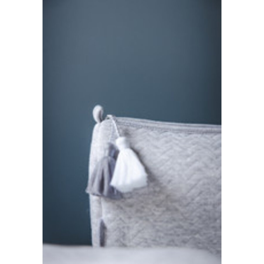 Toilettas Chevron Light Grey Melange - Poetree Kids