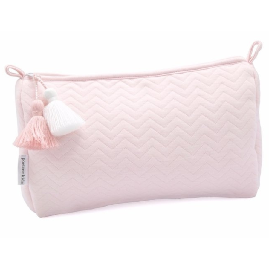 Toilettas Chevron Light Pink - Poetree Kids