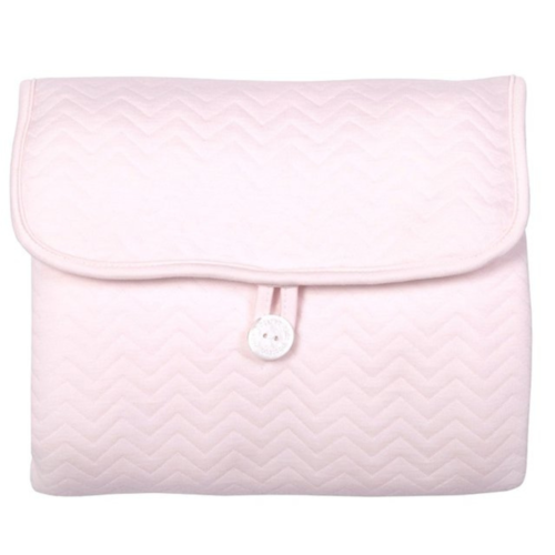 Verschoonmatje Chevron Light Pink - Poetree Kids 