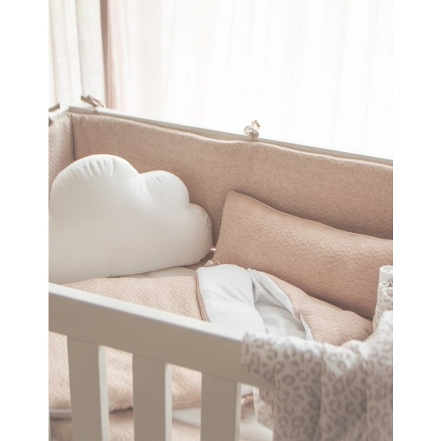 Boxkleed Chevron Light Camel - Poetree Kids