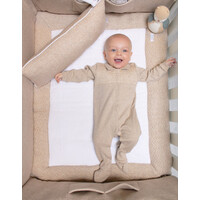 Boxkleed Chevron Light Camel - Poetree Kids