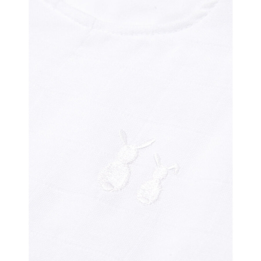 Tetra Slaapzak 65cm  (Ruffle Wit) - Poetree Kids