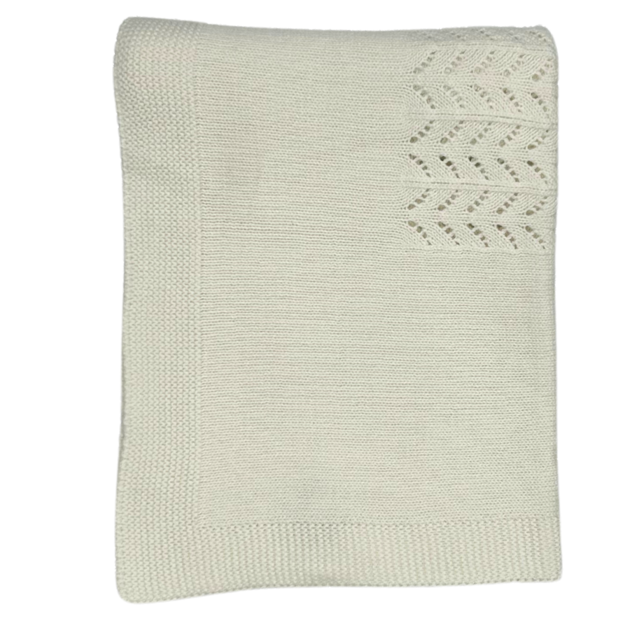 Deken Cotton (Beige) - Little Mack