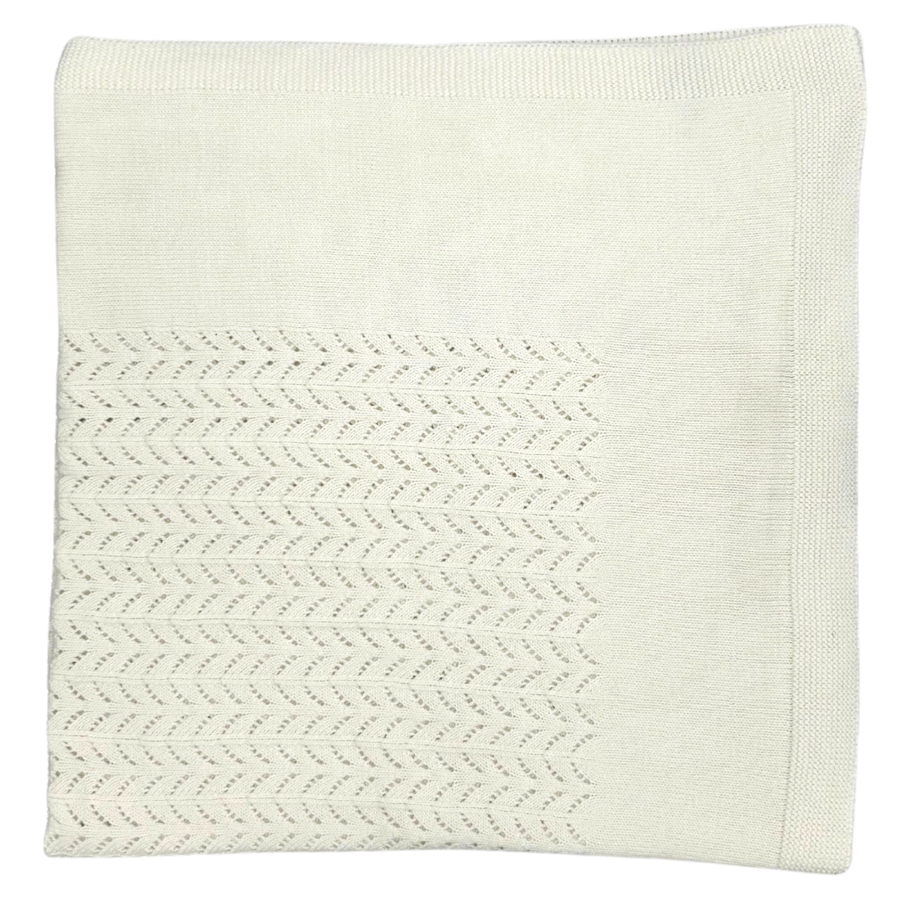 Deken Cotton (Beige) - Little Mack