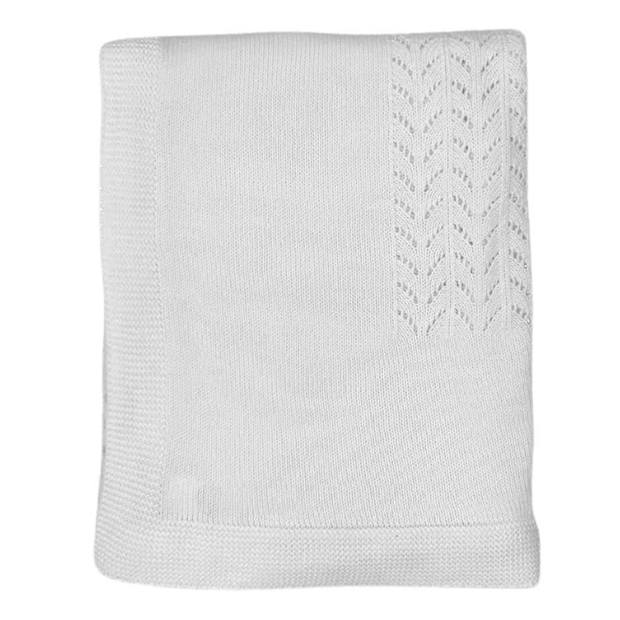 Deken Cotton (Wit) - Little Mack