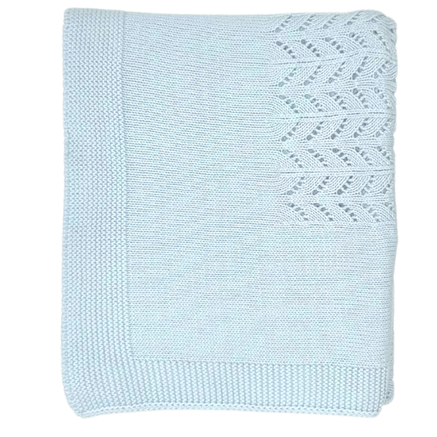 Deken Cotton (Lichtblauw) - Little Mack