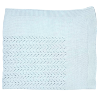 Deken Cotton (Lichtblauw) - Little Mack