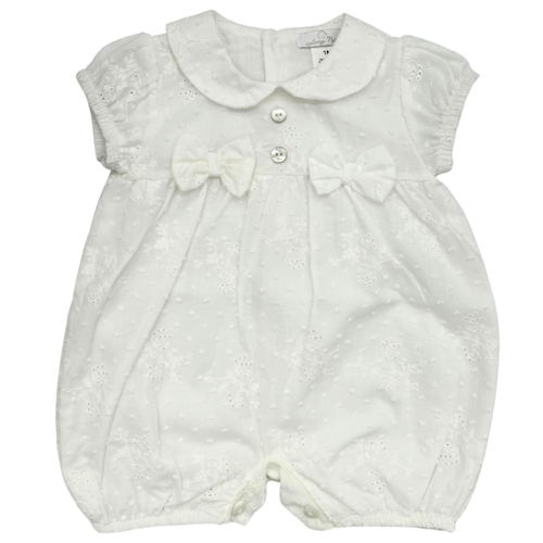 Babypakje Broderie kort broekje - Little Mack 