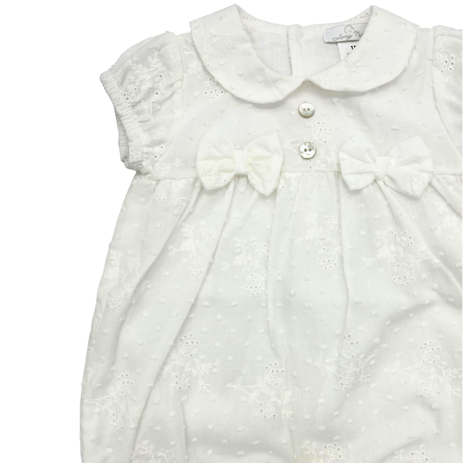 Babypakje Broderie kort broekje - Little Mack