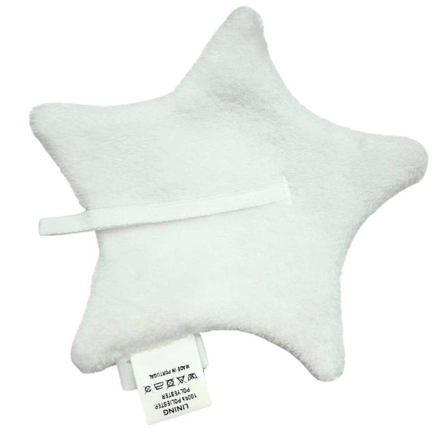 Speendoekje ster (wit) - Little Mack