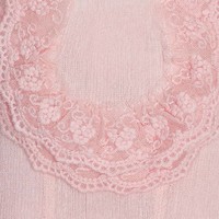 Roze maillot met kant - Mayoral
