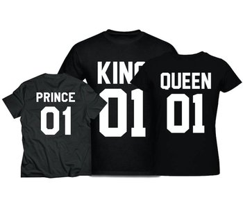 T-shirt Set Prince + King + Queen  (Baby Sizes)