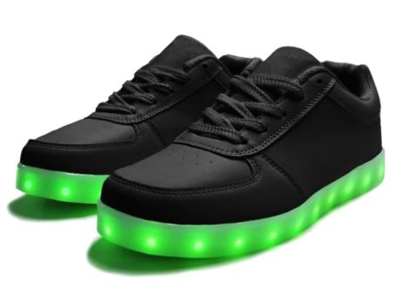 Sneakers Led Light (Black) - Hipp Kiddo