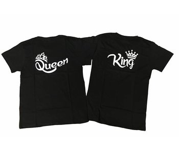 T-shirt Set Crown Queen + King