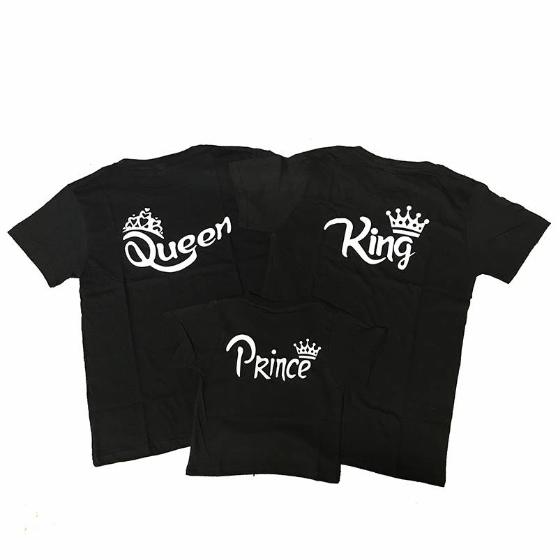T-shirt Set Crown Princess + King + 