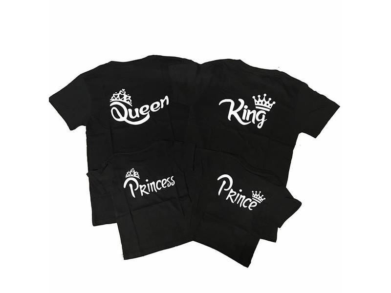 T-shirt Set Crown Princess + King + Queen