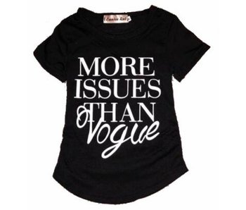 T-shirt Vogue (Zwart)