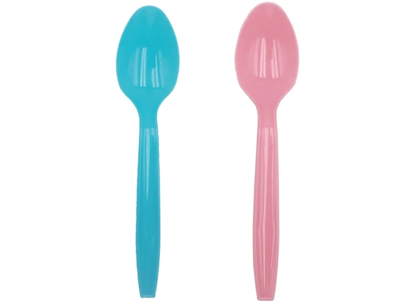 Gender Reveal Spoon 16x (8 pcs blue/8 pcs pink)