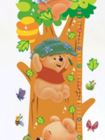 Wall Sticker Winnie The Pooh Growth Chart