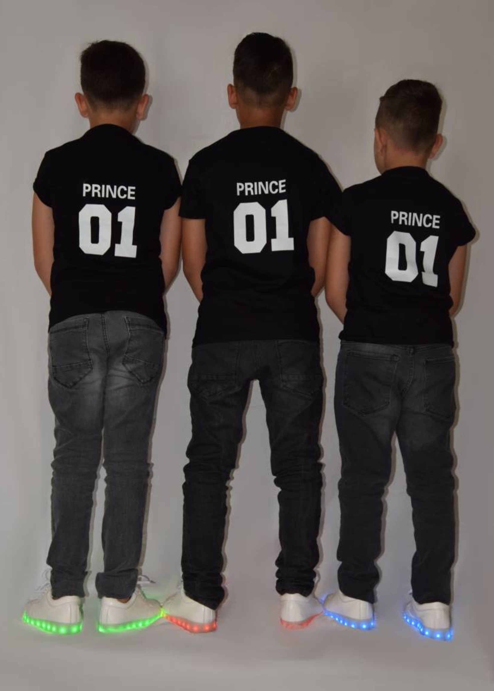 T-shirt Set Prince + King + Queen